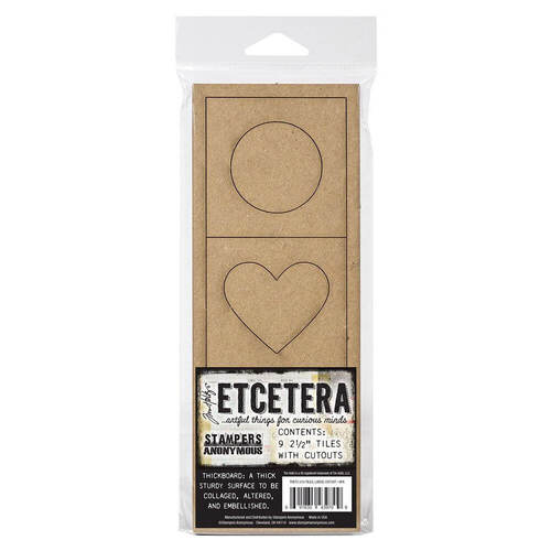 Tim Holtz Stampers Anonymous Etcetera - Tiles Large Cutout ETC018