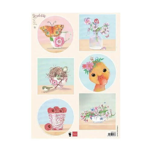 Marianne Design A4 Decoupage - Sensibility Duck EWK1282