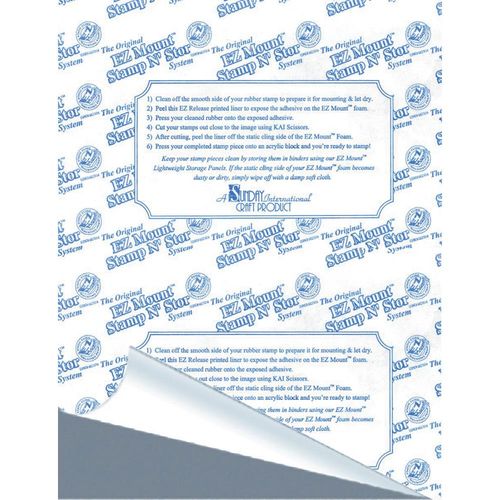 EZMount Static Cling Mounting Cushion - 8.5" x 11" Pack of 10