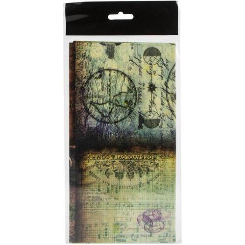 Finnabair Art Daily MIXED MEDIA TISSUE Paper 27.5"x19.7" 6/Pkg - Celestial Music -Journaling Minis