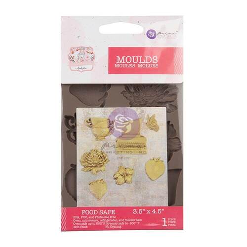 Prima Marketing Decor Mould 3.5"X4.5"X8mm - Strawberry Milkshake