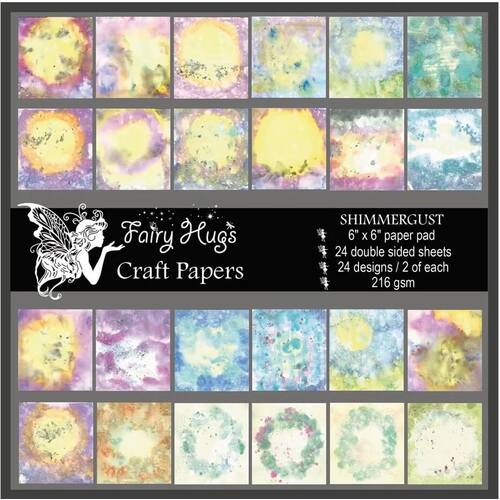 Fairy Hugs Paper Pad 6" x 6" - Shimmergust