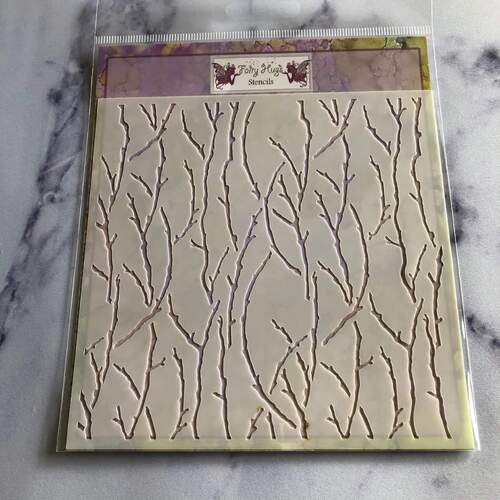 Fairy Hugs Stencil - Winter Twigs