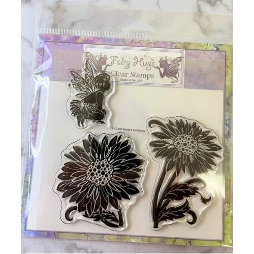 Fairy Hugs Stamps - Becka's Sunflower