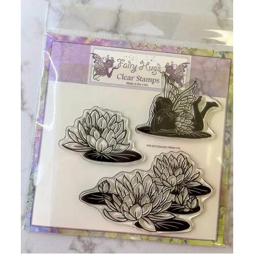 Fairy Hugs Stamps - Gianna's Water Lily