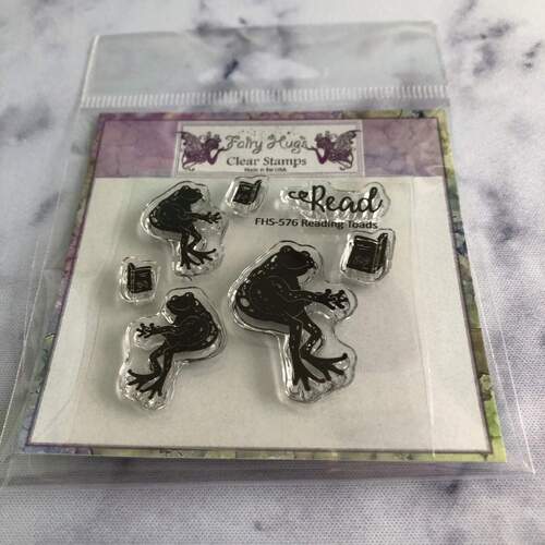 Fairy Hugs Stamps - Reading Toads