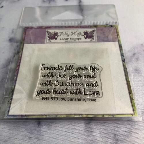 Fairy Hugs Stamps - Joy, Sunshine, Love