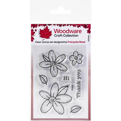 Woodware Clear Stamps A7 - Daisies