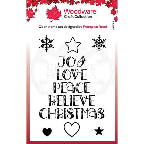Woodware Clear Stamp Singles - Word Tree (3.8in x 2.6in)