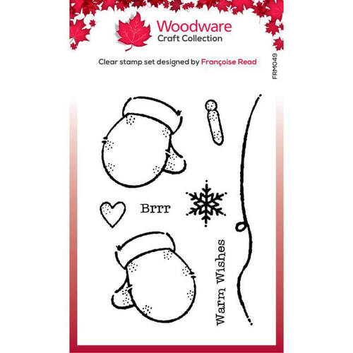 Woodware Clear Stamps - Gloves (3in x 4in)