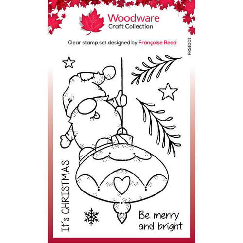 Woodware Clear Stamps Singles - Funtime Gnome (4in x 6in)