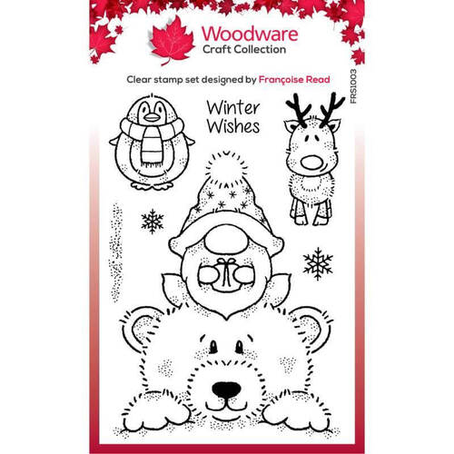 Woodware Clear Stamps Singles - Norman & Friends (4in x 6in)