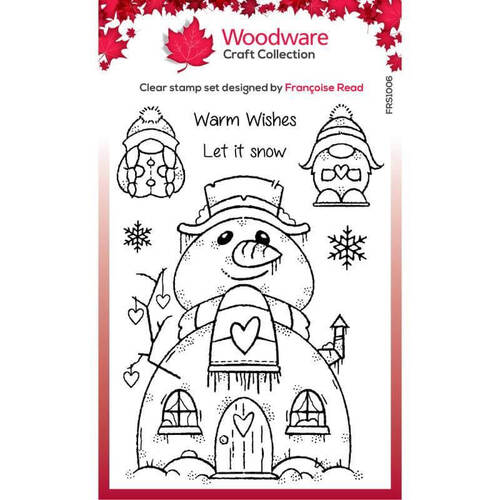 Woodware Clear Stamps Singles - Snow Gnomes (4in x 6in)