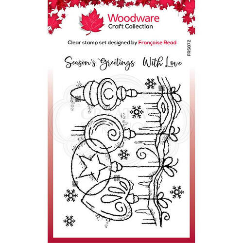 Woodware Clear Stamp Singles - Frosted Baubles (4in x 6in)