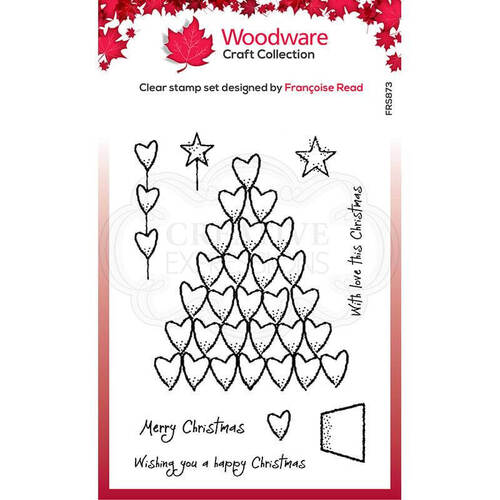 Woodware Clear Stamp Singles - Heart Tree (4in x 6in)