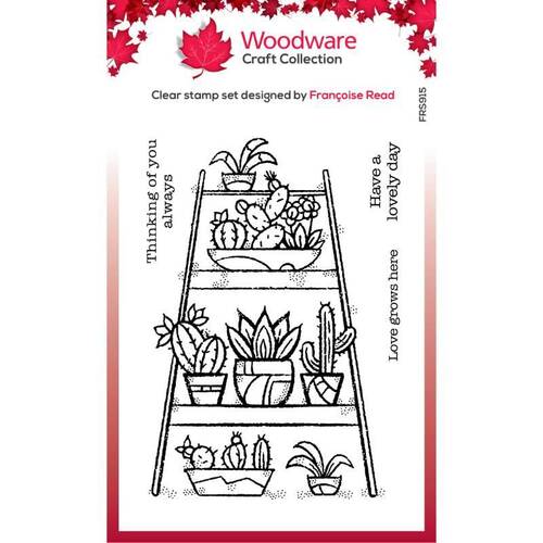 Woodware Clear Stamps Singles - Indoor Garden (4in x 6in)