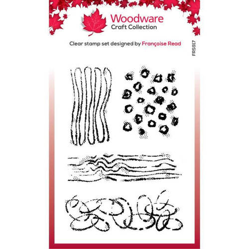 Woodware Clear Stamps Singles - Texture Patches (4in x 6in)