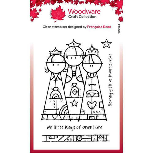 Woodware Clear Stamps - Three Kings (4in x 6in)