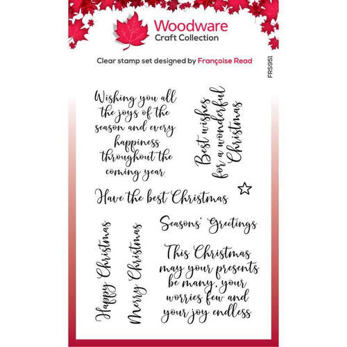 Woodware Clear Stamps - Loving Christmas (4in x 6in)