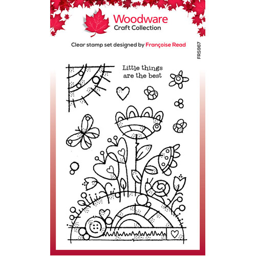 Woodware Clear Stamps Singles - Flower Mound (4in x 6in)