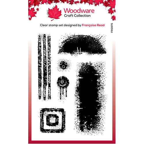 Woodware Clear Stamps Singles - Speckled Textures (4in x 6in)
