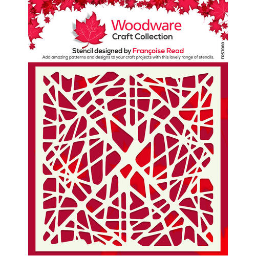 Woodware Stencil - Web (6in x 6in)