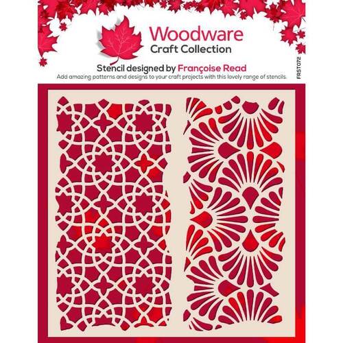 Woodware Stencil - Arabesque (6in x 6in)