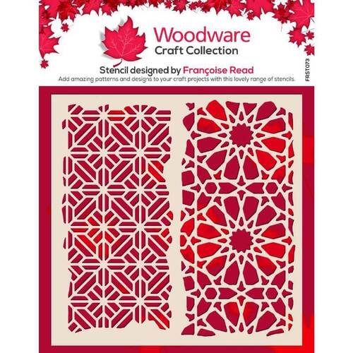 Woodware Stencil - Arabian (6in x 6in)