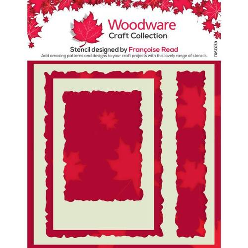Woodware Stencil - Torn Aperture (6in x 6in)