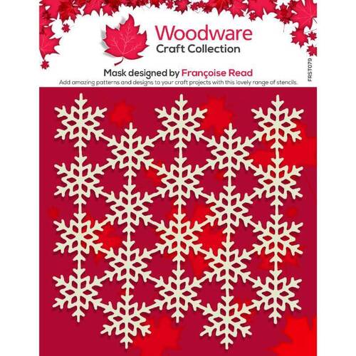 Woodware Mask - Snowflake Screen (6in x 6in)