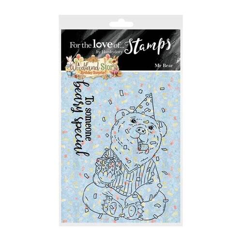 Hunkydory For the Love of Stamp - Mr Bear (A7)