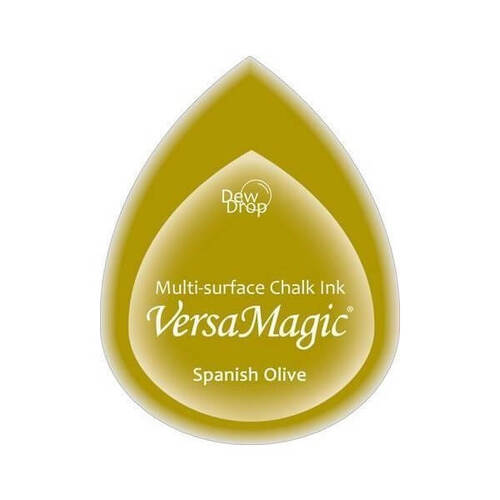 Tsukineko VersaMagic Dew Drops - Spanish Olive