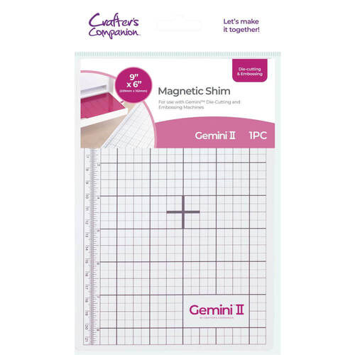 Crafter's Companion Gemini II - Magnetic Shim 9"x6"