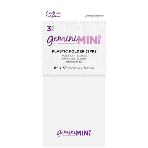 Gemini Mini Accessories - Plastic Folder (3 pack)