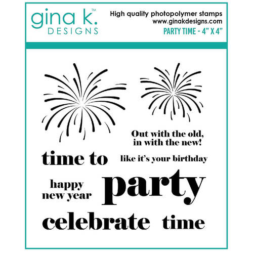 Gina K Designs Clear Stamps - Party Time