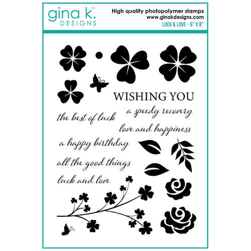 Gina K Designs Clear Stamps - Luck & Love
