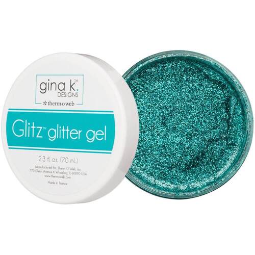 Gina K Designs Glitz Glitter Gel 2.3oz - Turquoise Sea