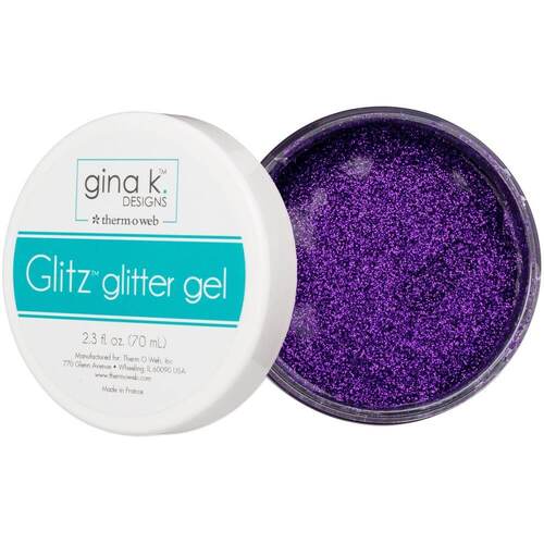 Gina K Designs Glitz Glitter Gel 2.3oz - Wild Lilac