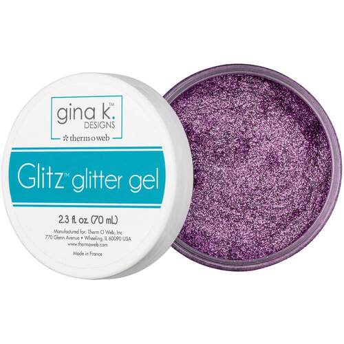 Gina K Designs Glitz Glitter Gel 2.3oz - Lavender