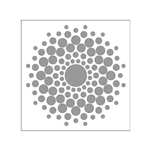 Gina K Designs Stencil - Sun Spots