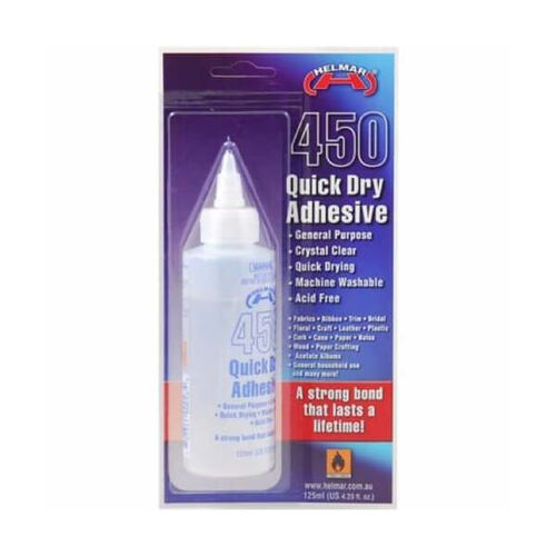Helmar Adhesive - 450 Quick Dry Glue (125ml) H00043