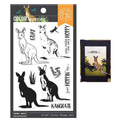 Hero Arts Color Layering Clear Stamps 4"X6" - Joey HA-CM451
