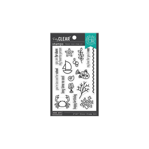 Hero Arts Clear Stamps 4"X6" - Graphic Reef HA-CM526