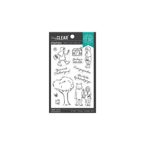 Hero Arts Clear Stamps 4"X6" - Little Red Riding Hood HA-CM558