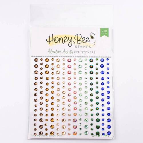 Honey Bee - Adventure Awaits Gem Stickers (210 Count) HBGS-043