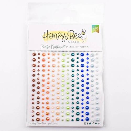 Honey Bee Pearl Stickers - Pacific Northwest Pearls (210 Count) HBGS-PRL10