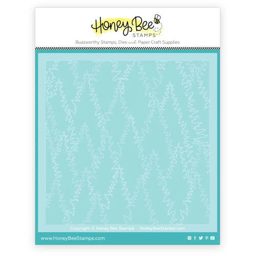 Honey Bee Layering Stencil - Tall Pines (Set of 4) HBSL-127