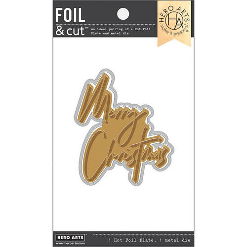 Hero Arts Foil & Cut - Merry Christmas HC101