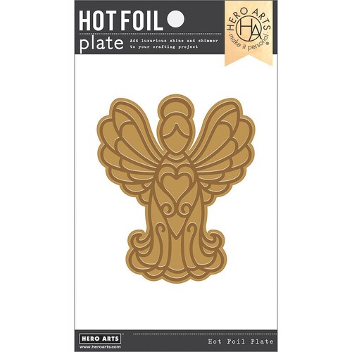 Hero Arts Hot Foil Plate - Stained Glass Angel HF105