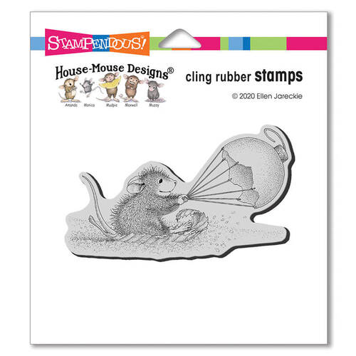 Stampendous Cling Stamp - Ornament Sled